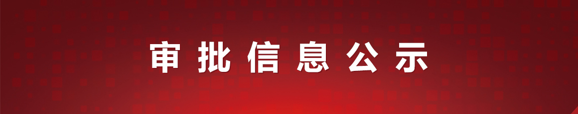 審批信息公示